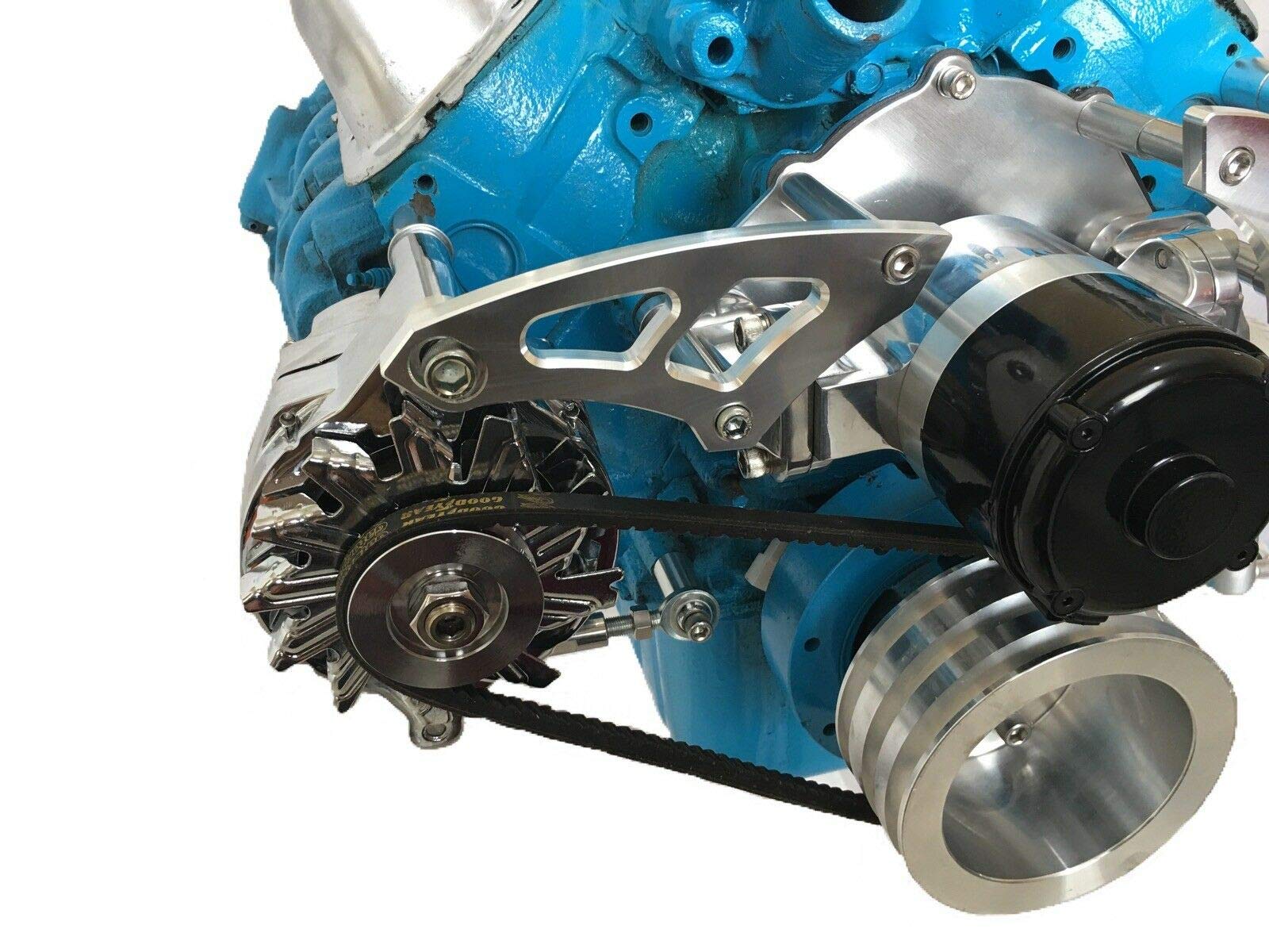 High-Performance Alternator Bracket & Electric Water Pump Kit - Compatible with Ford 289 302 V8 Engines - Perfect for Engine Upgrades & Performance Modifications