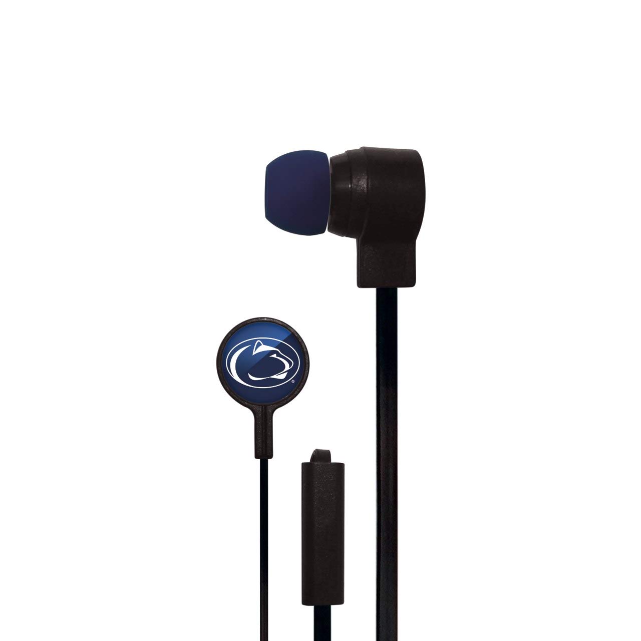 NCAA Big Logo Wireless Earbuds with Noise Cancellation - Bluetooth 5.0 Sports Headphones for Running, Gym & College Game Day