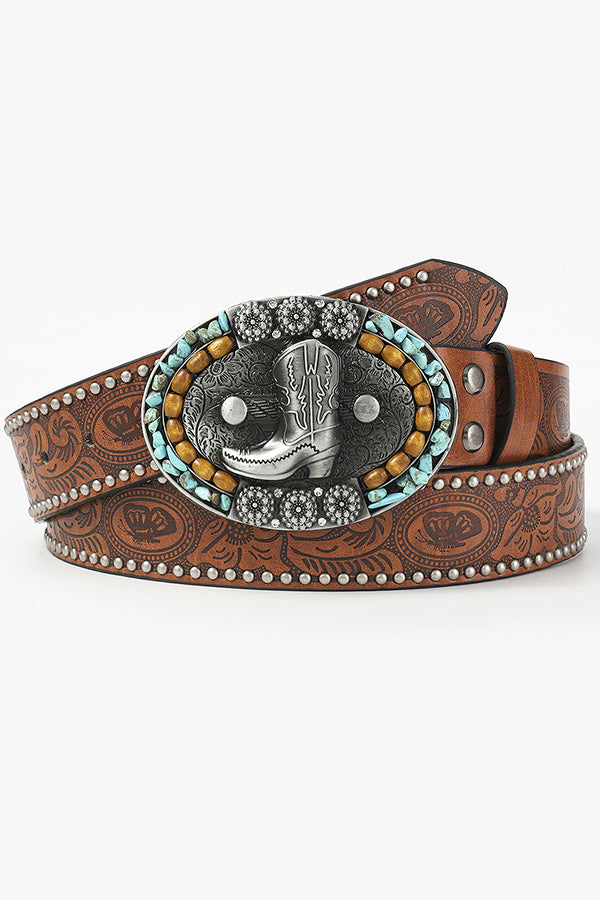 Bohemian Ethnic Style Retro Pattern Belt - Handmade Vintage Waist Belt for Women - Perfect for Festivals, Casual Outfits & Boho Fashion
