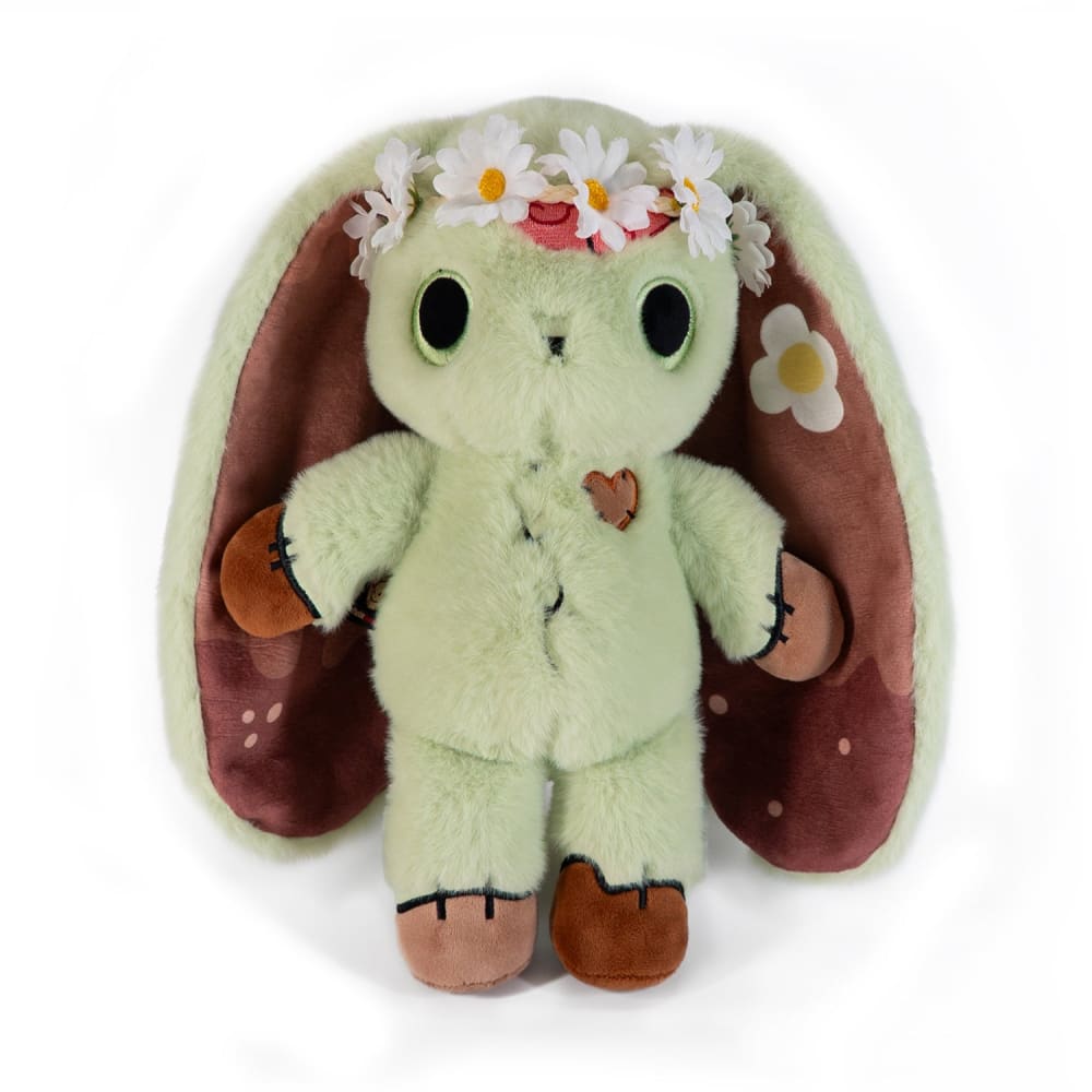 Plushie Dreadfuls Compost Zombie Rabbit Stuffed Animal Toy - Cute Horror Plush for Halloween Decor, Gift for Zombie Fans & Unique Collectible