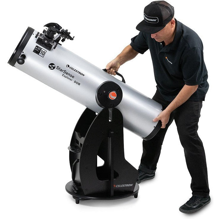 StarSense Explorer 10 Smartphone App Enabled Dobsonian Telescope for Astronomy Beginners - Stargazing, Moon Observation & Celestial Viewing