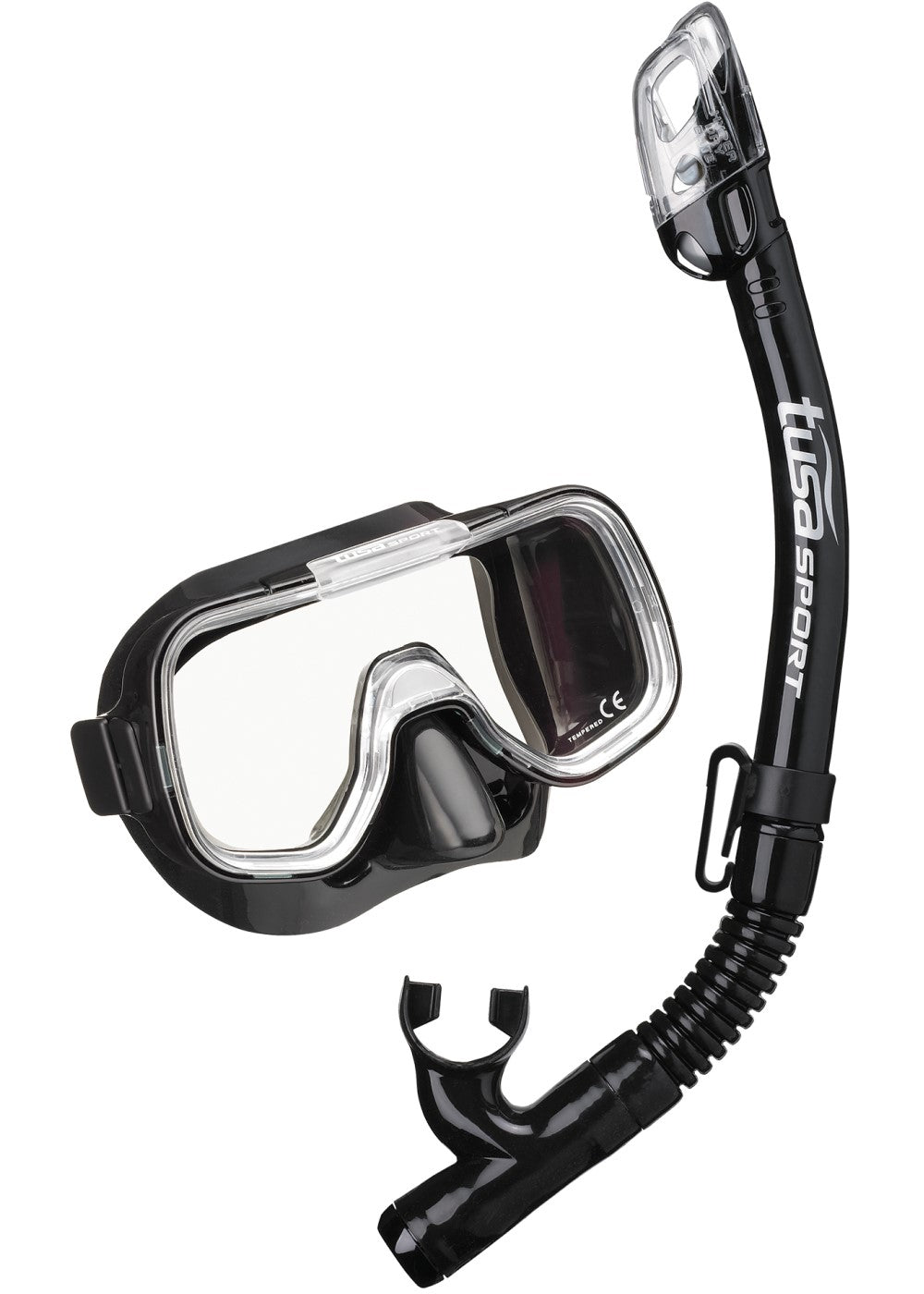 Tusa Mini Kleio Youth Snorkeling Set - Comfortable Mask & Dry Snorkel for Kids - Perfect for Pool, Beach & Ocean Swimming Adventures