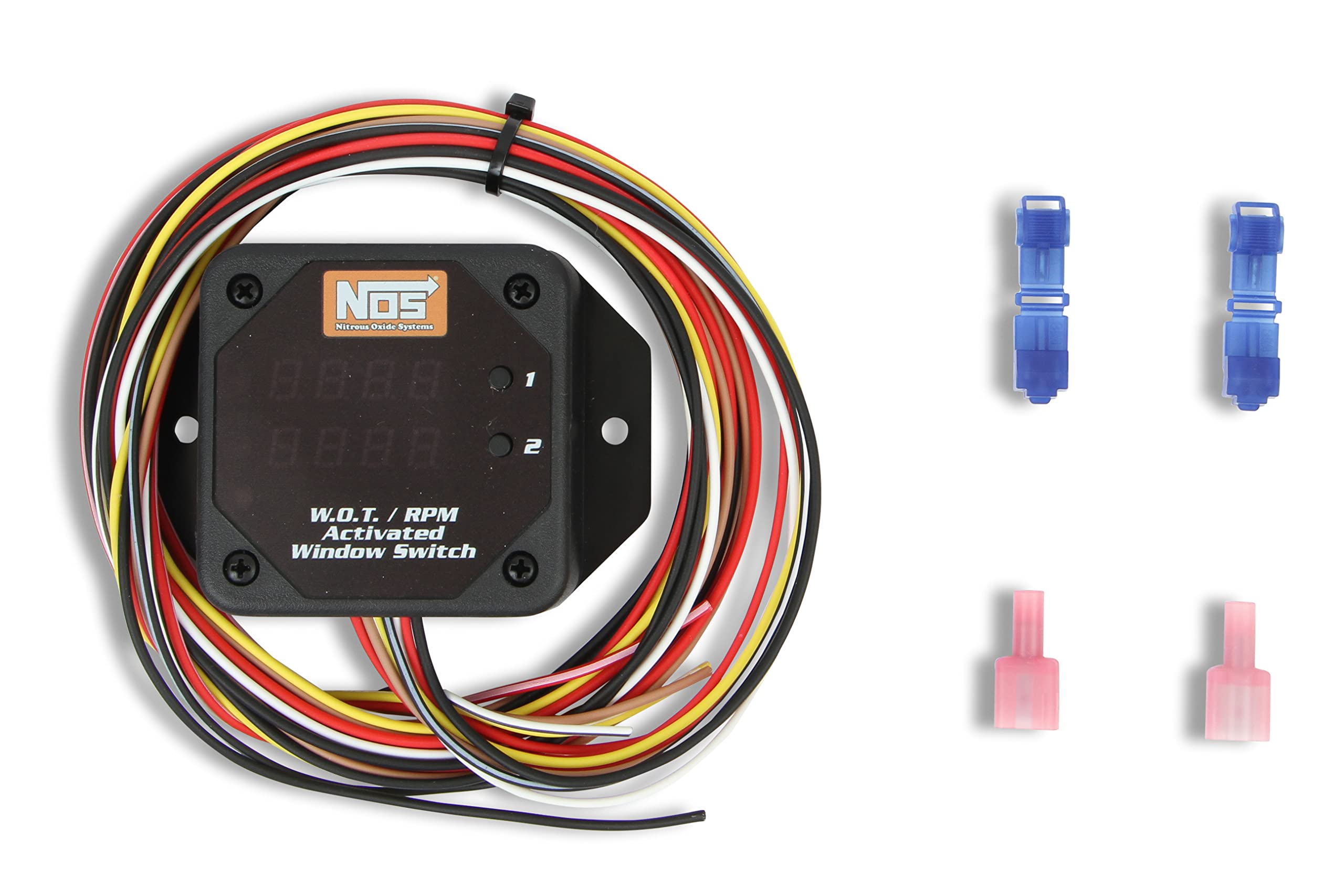 NOS 15982 2-Stage WOT/RPM Activated Window Switch with Shift Light Control - High Performance Racing & Street Use - Perfect for Drag Racing, Track Days & Tuner Cars