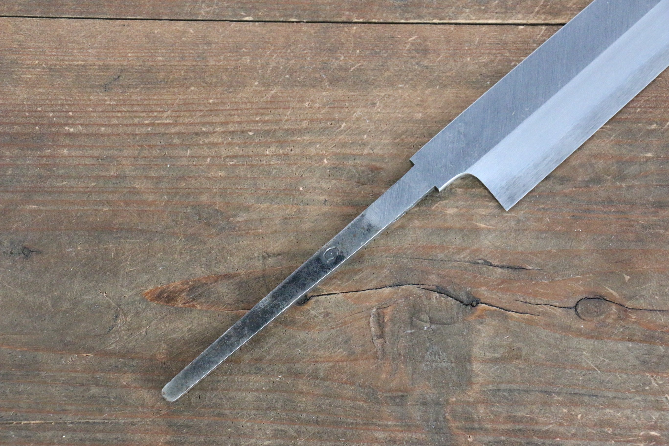 Premium Minamoto Akitada No.1 Blue Steel DX Yanagiba Sushi Knife 300mm - Blade Only - Professional Japanese Sashimi & Sushi Preparation - Perfect for Chefs & Culinary Enthusiasts