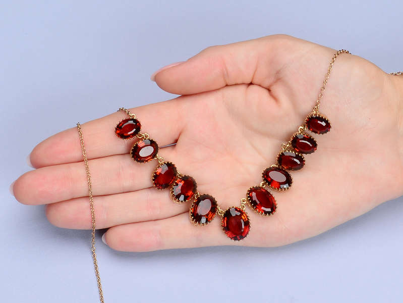 Ring of Fire Madeira Citrine Necklace – Elegant Gemstone Jewelry for Women | Perfect for Weddings, Parties & Everyday Wear