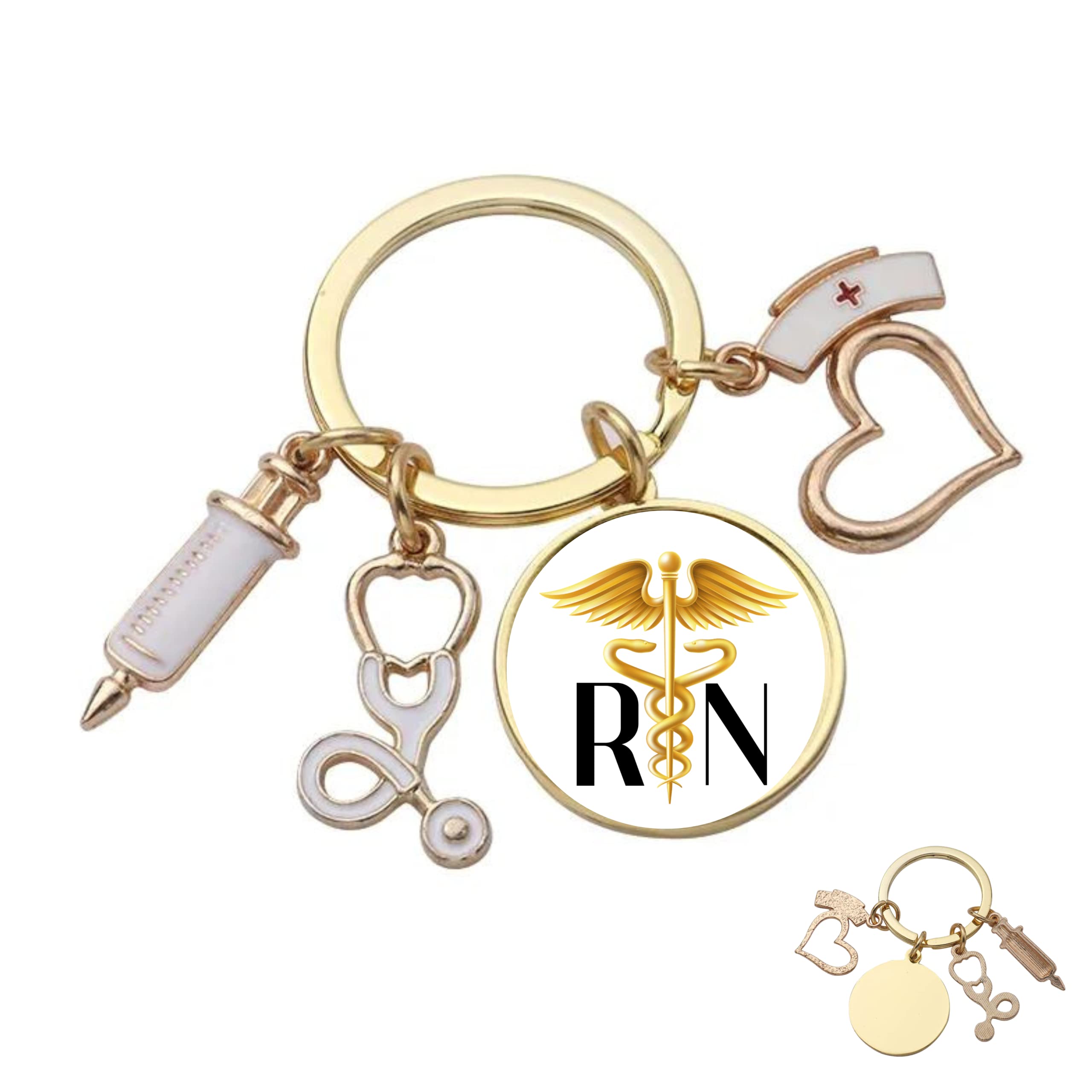 RN, SN & LPN Student Appreciation Keychain - Thoughtful Graduation Gift for Nursing Students | Perfect for Clinicals, Graduation Ceremonies & Daily Use