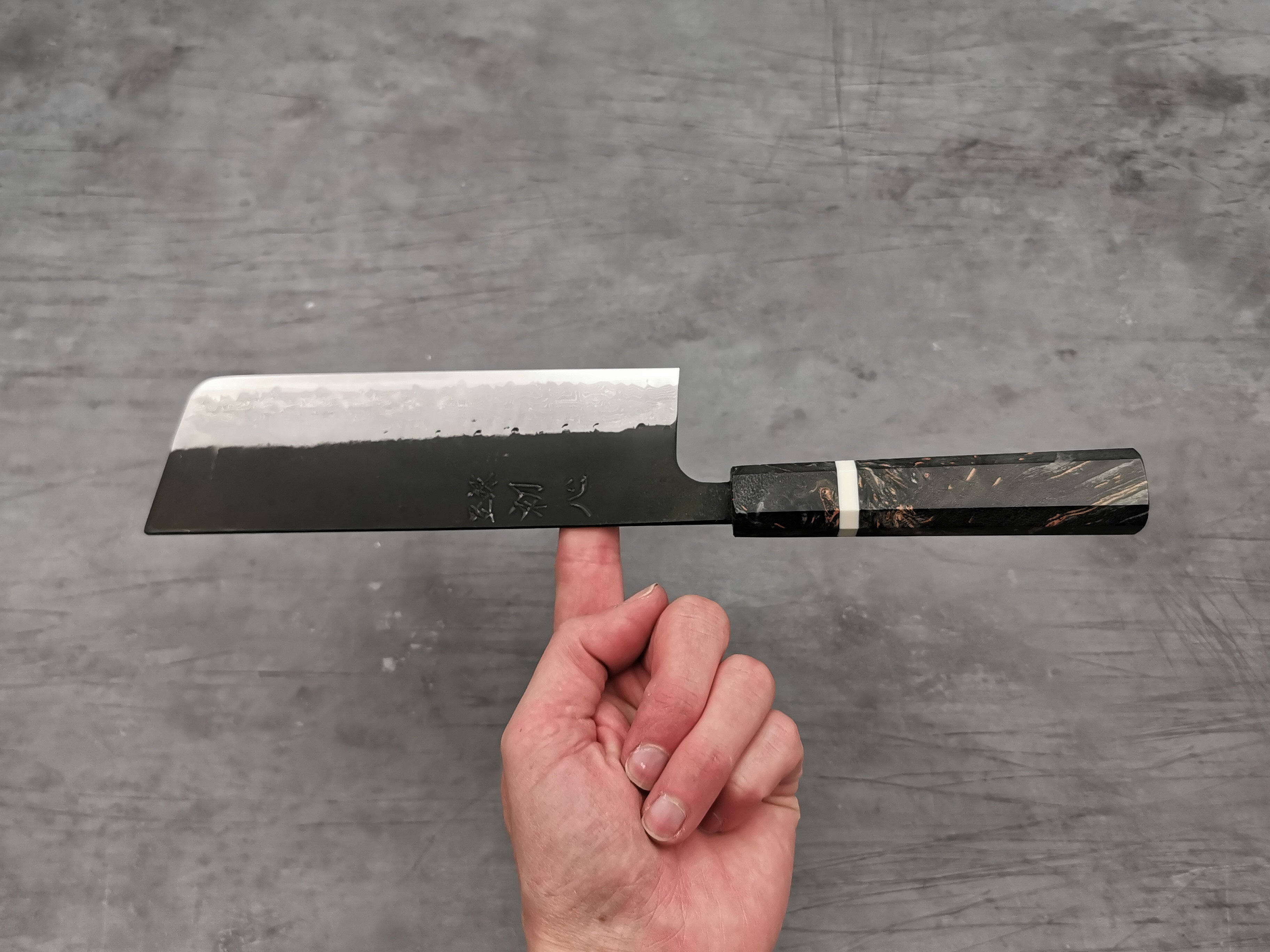 Hatsukokoro Shinkiro Nakiri Knife - Japanese Vegetable Cleaver for Professional Chefs & Home Cooking - Perfect for Slicing, Dicing & Chopping Vegetables