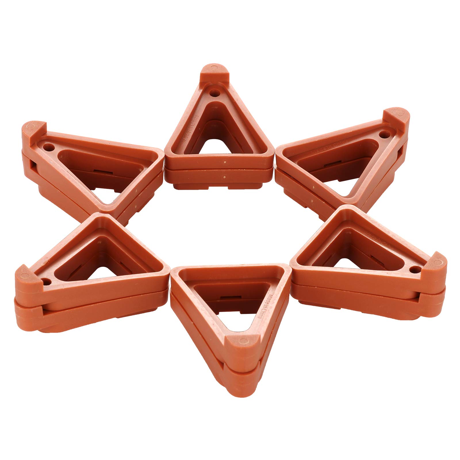 12Pcs Plant Pot Feet - Invisible Triangle Pot Risers & Lifters for Indoor/Outdoor Potted Plants | Drainage Support Stand for Garden, Patio, Balcony & Home Decor