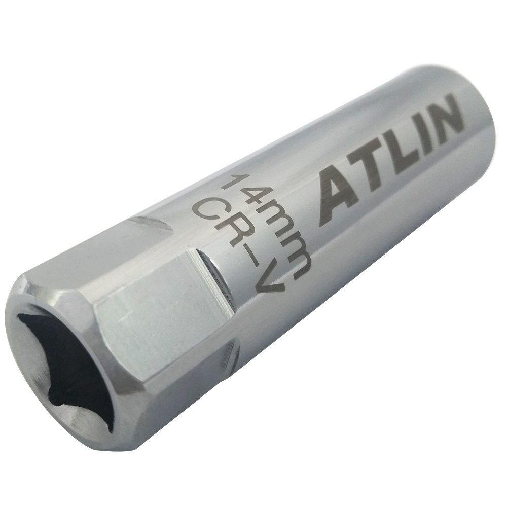 ATLIN Thin Wall Spark Plug Socket Set - 10 Pack - Compatible with Most Vehicles - Perfect for DIY Auto Repairs & Engine Maintenance