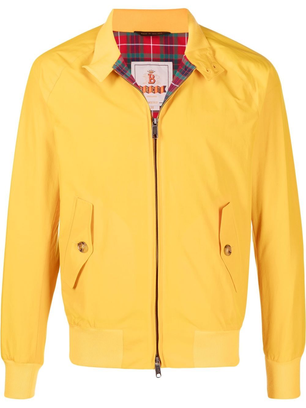 Baracuta Orange Coats for Men & Women | Classic Windbreaker Jacket | Water-Resistant & Stylish Outerwear for Fall & Winter | Perfect for Outdoor Activities & Urban Fashion