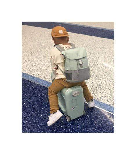 Stokke by JetKids BedBox & Crew Backpack Travel Bundle – Kids In-Flight Sleep Solution & Carry-On Essentials for Airplane Travel