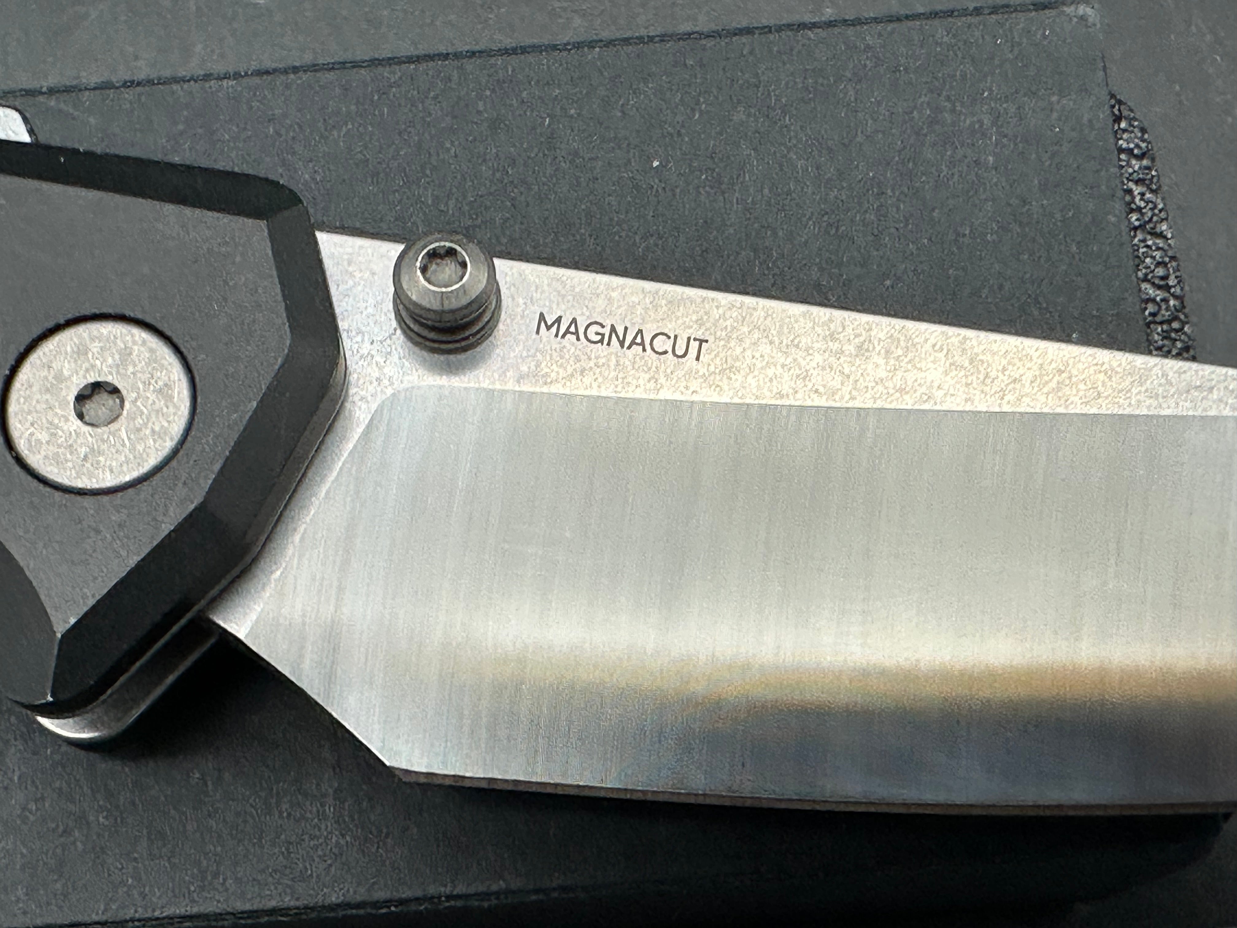 Tactile Chupacabra Satin Magnacut Folding Knife with Deep Carry Clip - Perfect for EDC, Outdoor Adventures & Tactical Use