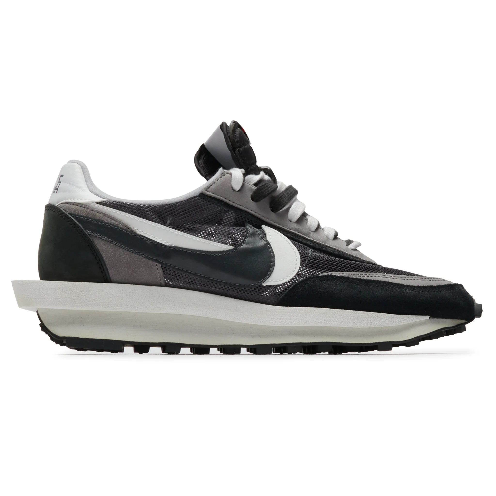 Authentic Pre-Owned Nike x Sacai LD Waffle Black Sneakers - Stylish & Comfortable for Running, Gym & Streetwear Fashion