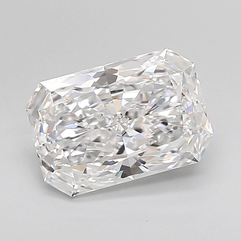 2.49 Carat D Color IF Clarity Radiant Cut Lab-Grown Diamond for Engagement Rings & Fine Jewelry