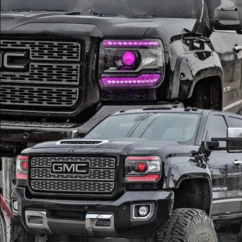 GMC Sierra RGBW DRL Boards for 2014-2015 Models - Upgrade Your Truck Lighting for Off-Road & Night Driving