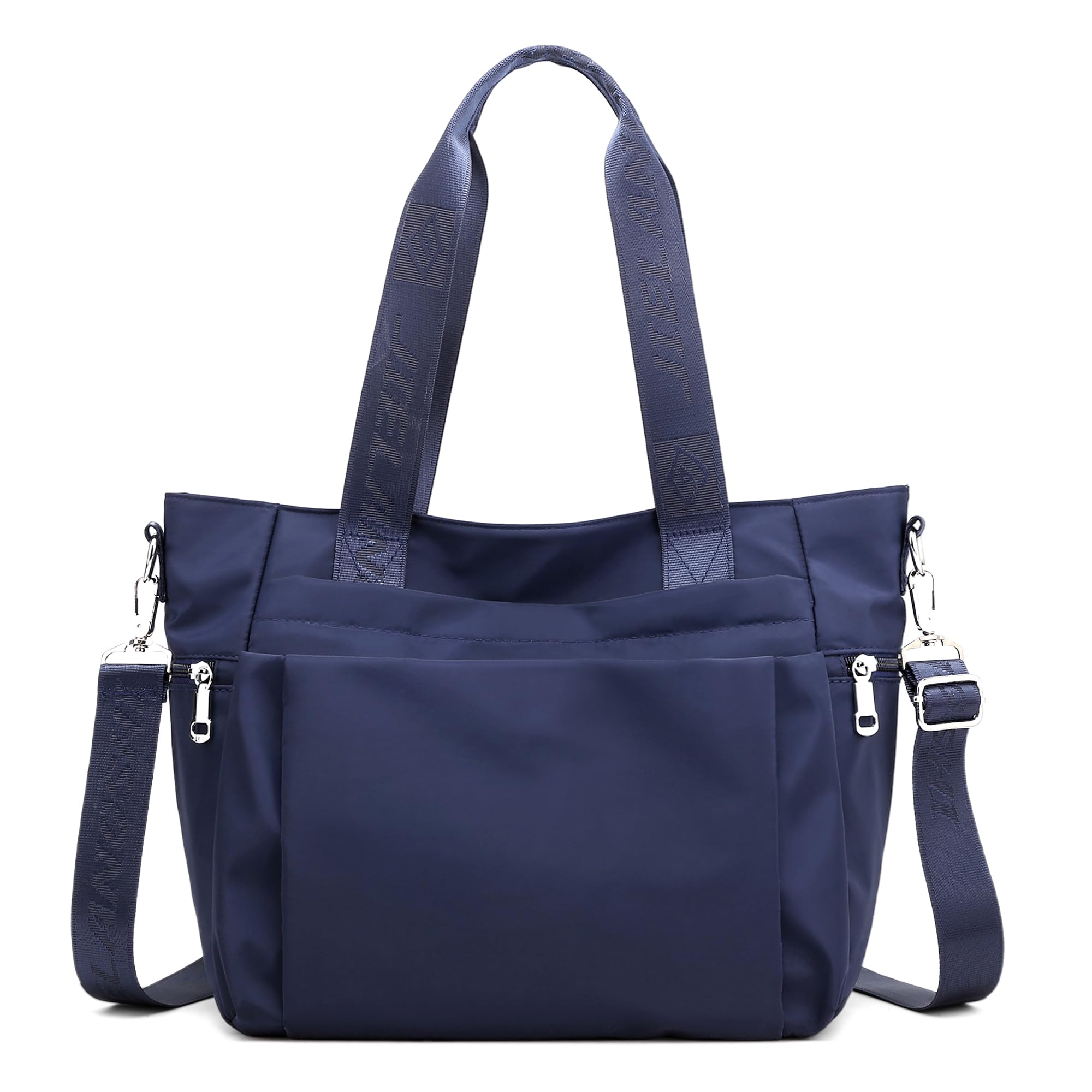 DEEVORCA Women's Fashion Shoulder Bag - Stylish Casual Crossbody Messenger Purse with Multiple Pockets, Large Nylon Tote for Work, Travel, Shopping & Dating (Blue) | Perfect for Everyday Use, Office Commute & Weekend Outings