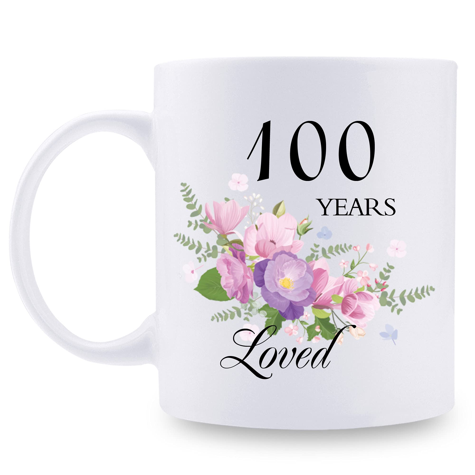 100th Birthday Gifts for Women - Vintage 1923 Themed 11oz Coffee Mug for Mom, Wife, Sister, Friend & Coworker - Perfect 100 Years Old Celebration Gift - Ideal for Birthday Parties, Retirement Celebrations & Milestone Anniversaries