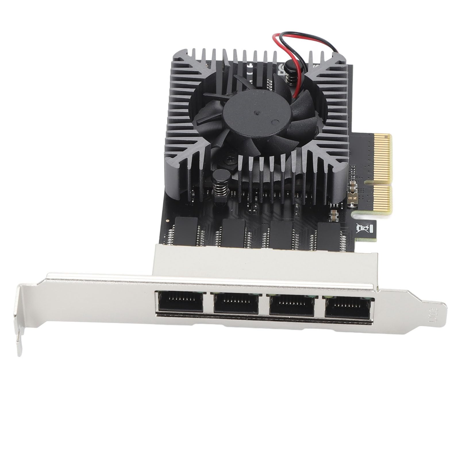 2.5G Gigabit PCIe Ethernet Network Card - 4 Port 2.5Gbps PCI Express LAN Adapter for Windows & Linux | High-Speed Networking for Gaming, Servers & Workstations