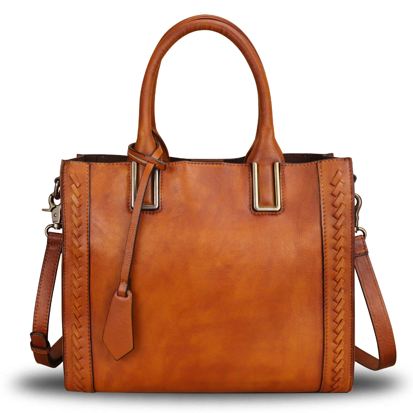 Genuine Leather Satchel Handbag for Women - Vintage Handmade Cowhide Shoulder Bag & Tote Purse - Perfect for Work, Travel & Everyday Use