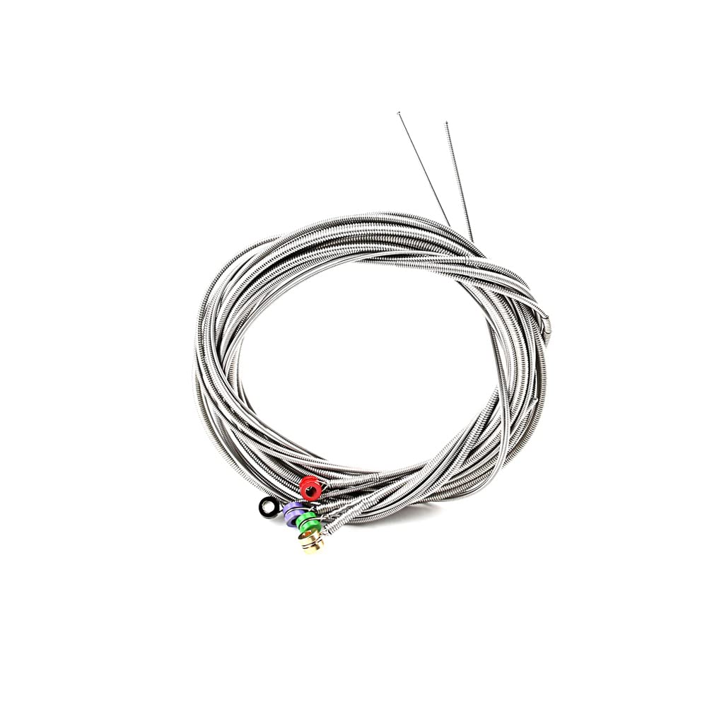 Alnicov 5-String Stainless Steel Bass Guitar Strings with Color Ball Ends - Premium Electric Bass Replacement Strings for Rock, Jazz & Studio Performances