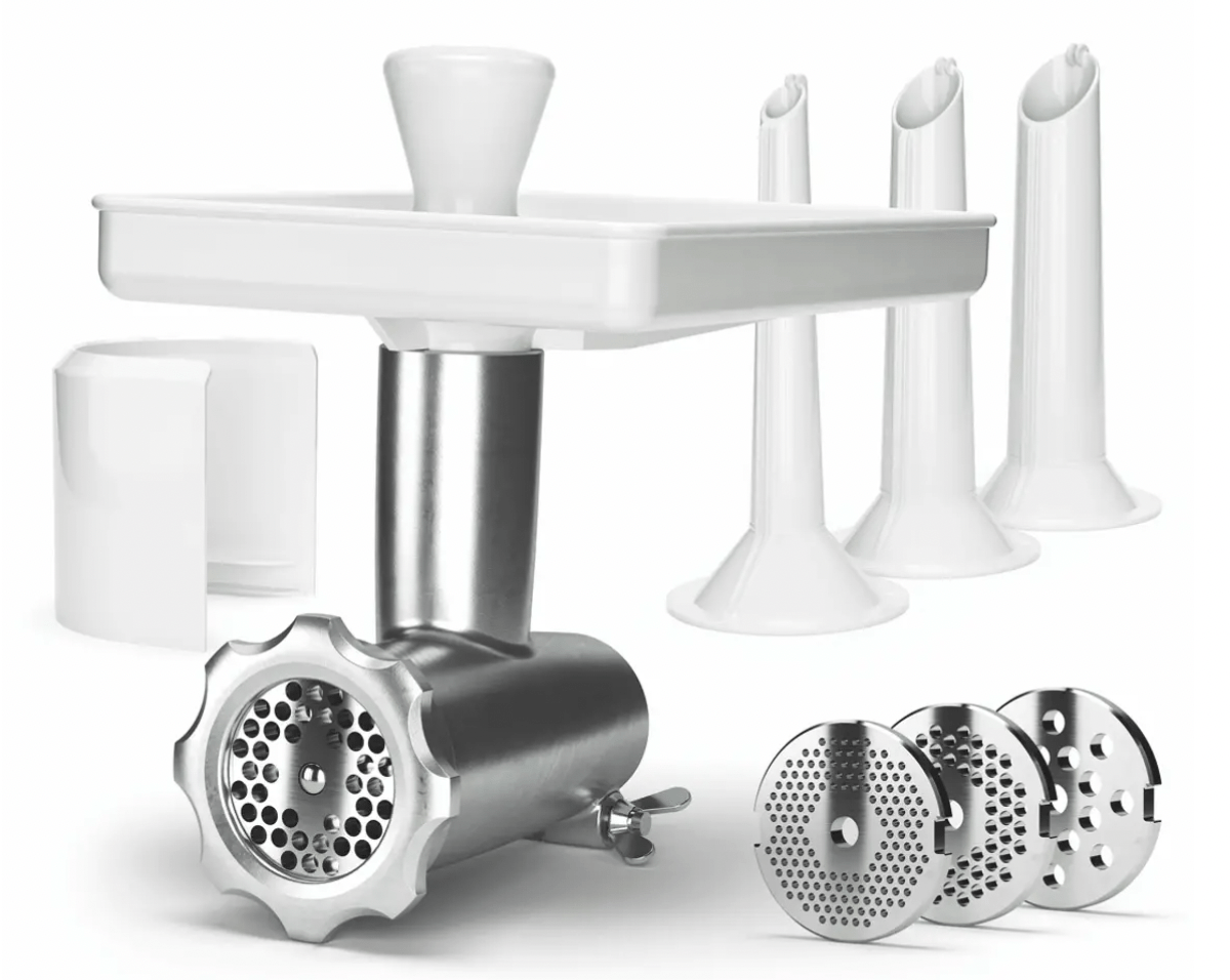 Ankarsrum Stand Mixer Meat Grinder Attachment Set - Swedish Made Hunter Package for Sausage Making & Meat Processing | Perfect for Home Kitchens & Hunting Trips