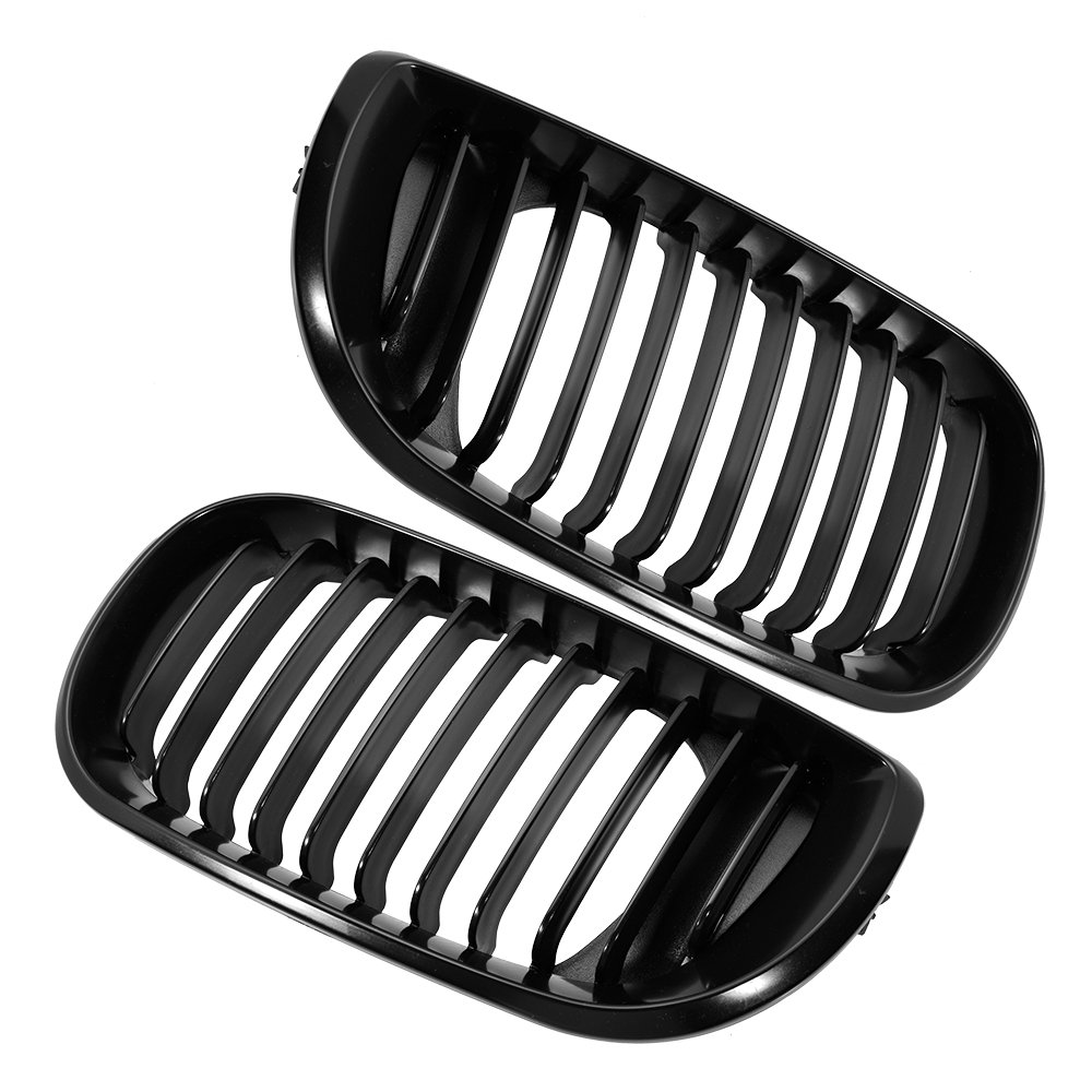 Black Euro Sport Front Bumper Hood Kidney Grille for 2002-2005 BMW E46 320i 325i 330i Sedan (4-Door) - Replacement Grille Upgrade for Enhanced Style & Performance - Perfect for Car Enthusiasts & DIY Auto Modifications