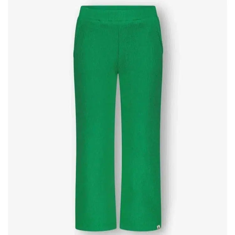 Organic Straight Leg Pants for Women - Eco-Friendly High Waisted Trousers in Green | Comfortable & Stylish for Work, Casual & Travel Outfits
