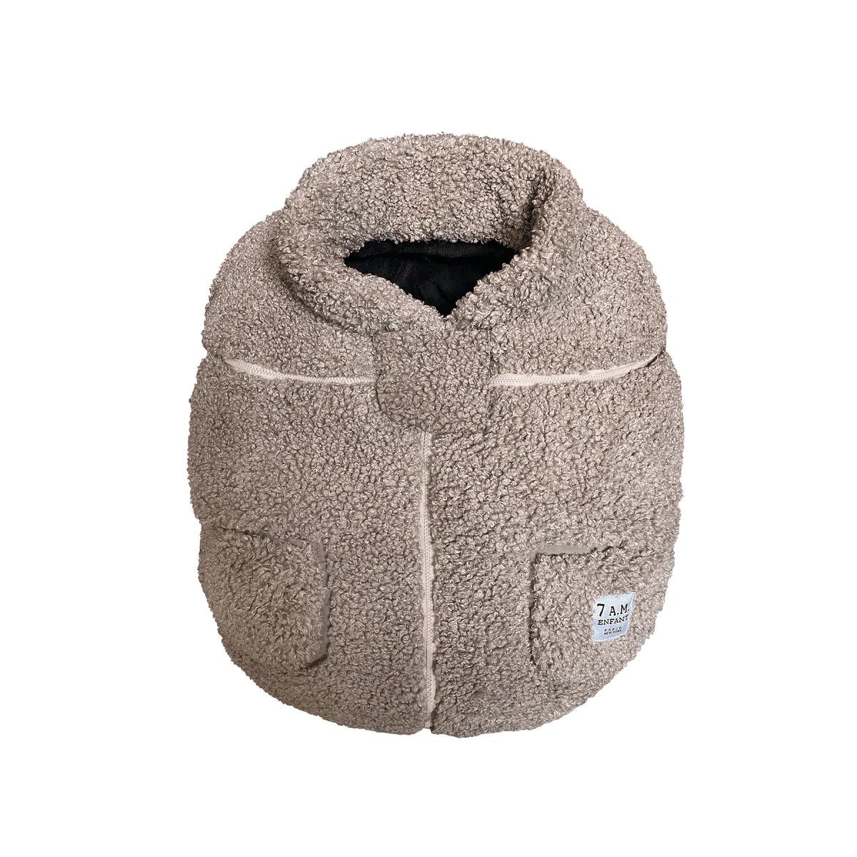 7 A.M Cocoon Oatmeal Teddy - Ultra Soft Plush Blanket for Cozy Mornings & Relaxing Evenings | Perfect for Bedroom, Sofa, and Travel Comfort