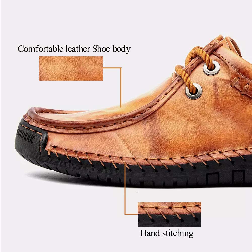 Premium Men's Leather Loafers - Comfortable Penny Moccasins for Casual, Dress & Driving | Non-Slip Oxford Shoes for Walking, Office & Business Occasions