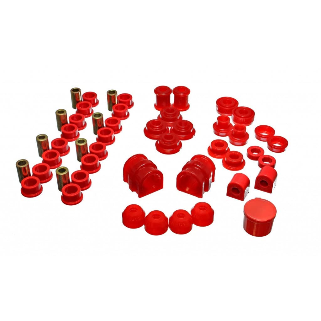Energy Suspension Hyper-Flex Master Bushing Kit for 1991-1992 Saturn SC | Polyurethane Bushings (18.18101R) | Improves Handling & Ride Comfort for Street & Track Performance