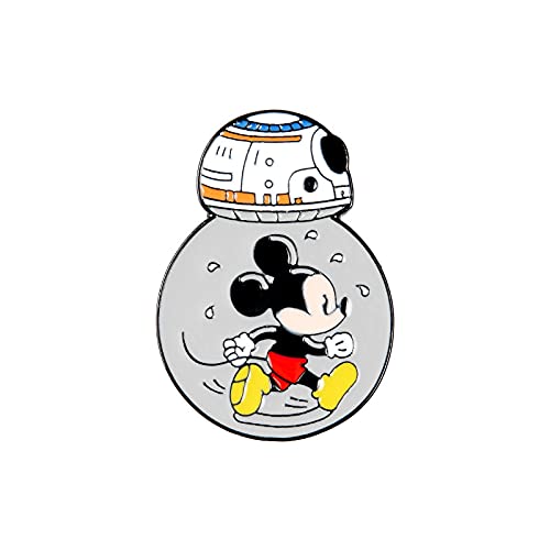 3Pcs Alloy Cartoon Robot & Mickey Mouse Brooch Pin Set - DIY Backpack, Hat & Jacket Accessories - Cute Jewelry Pins for Students, Gifts & Collectibles - Perfect for School, Cosplay & Fashion Outfits