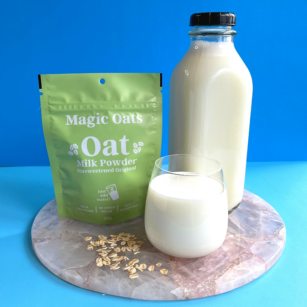Organic Unsweetened Oat Milk Powder - Vegan, Dairy-Free, Gluten-Free | Perfect for Coffee, Smoothies & Baking | 100% Natural Plant-Based Milk Alternative