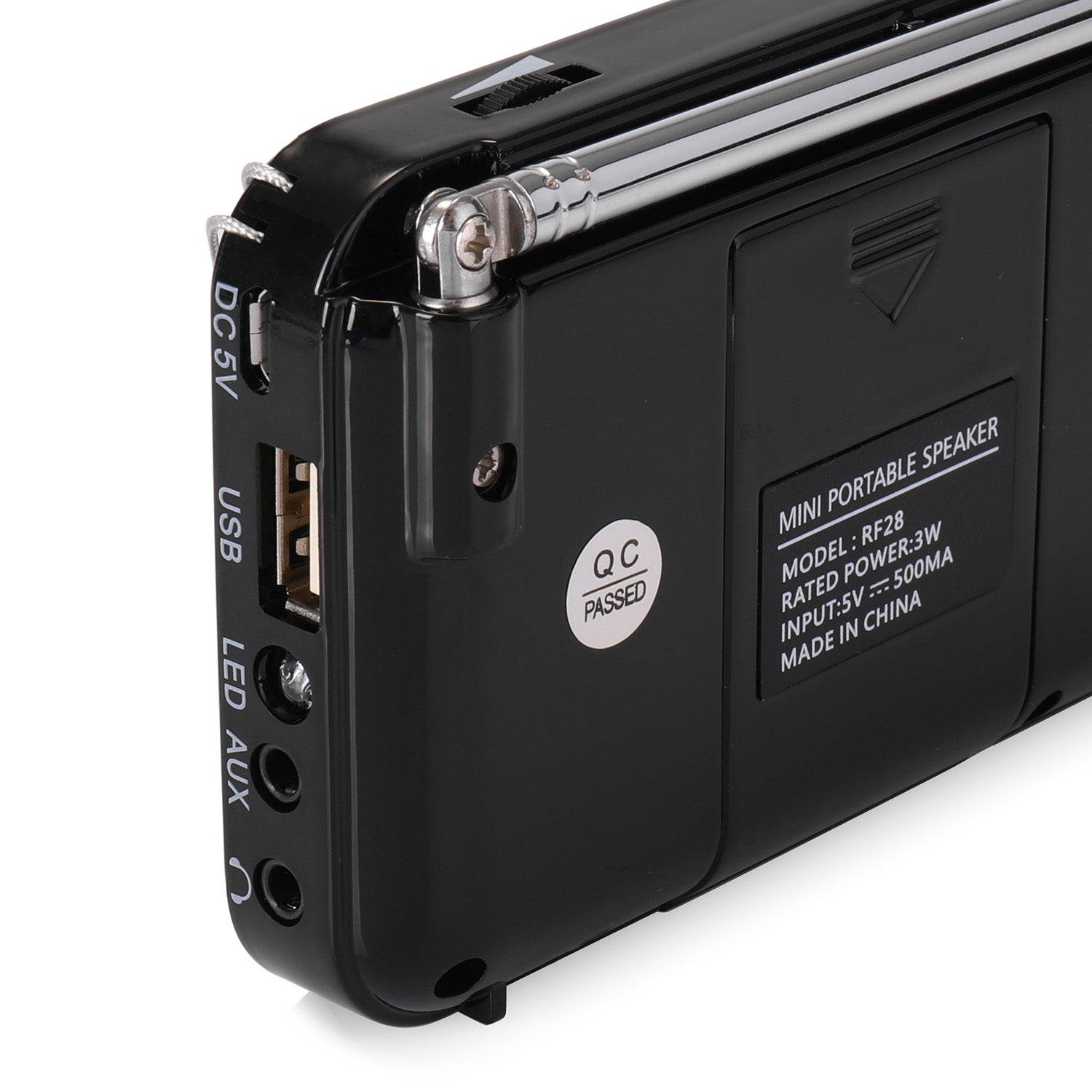 Raddy RF28 Portable FM Radio with Digital Display - Compact & Lightweight for Home, Office, and Outdoor Use | Open Box