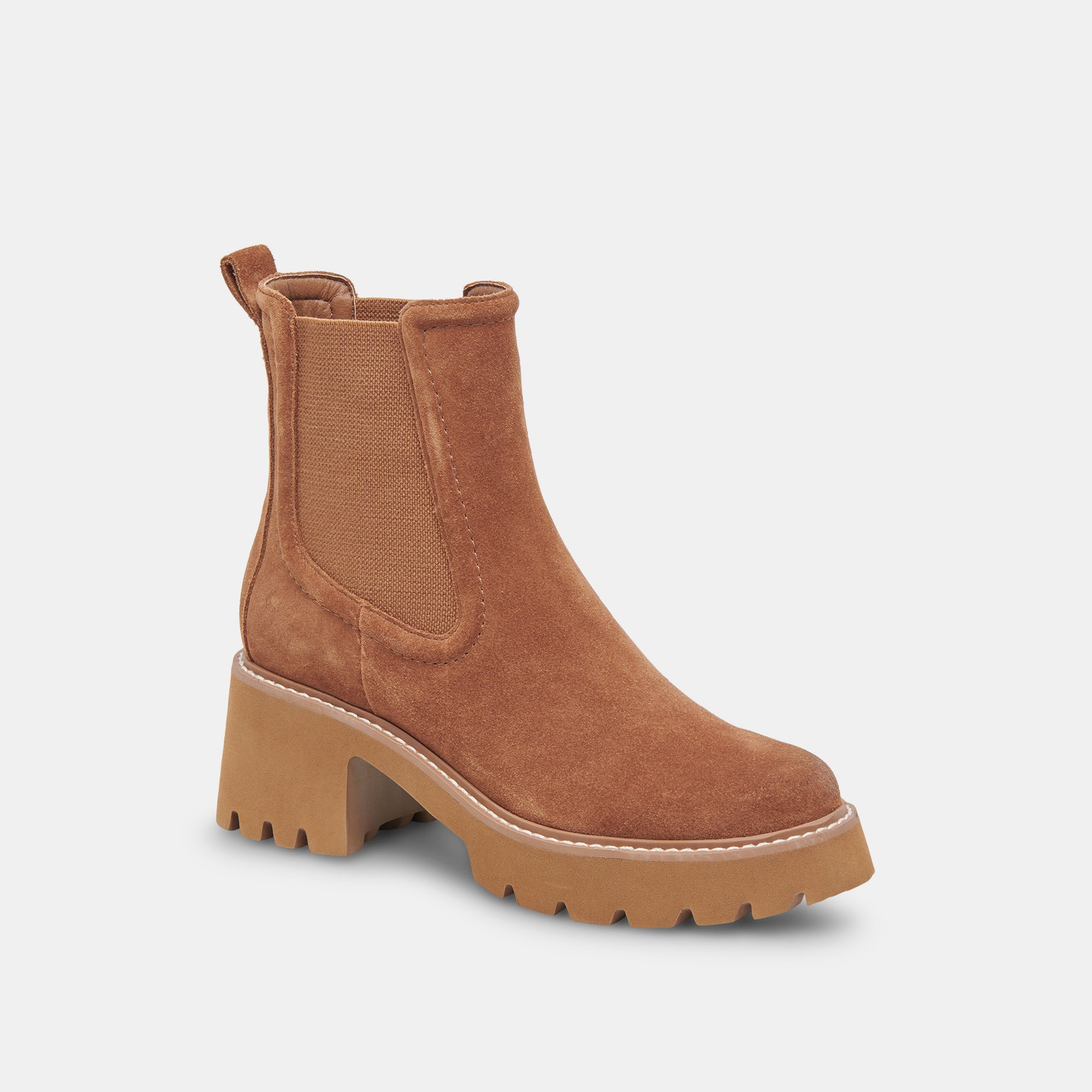 HAWK H20 Waterproof Booties for Women - Chestnut Suede Winter Ankle Boots | Slip Resistant, Comfortable & Warm | Perfect for Snow, Rain & Cold Weather Outdoor Activities