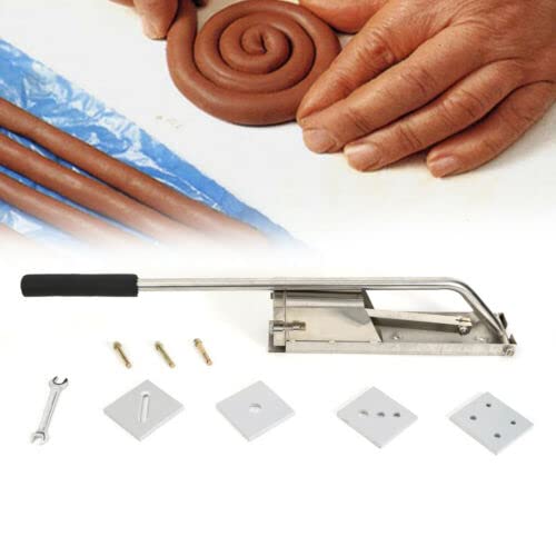 4-Layer Heavy Duty Polymer Clay Extruder - Wall Mounted Ceramic Extruder Tool for Pottery, Sculpting & DIY Crafts - Perfect for Ceramic Artists, Potters & Clay Enthusiasts (Ideal for Studio, Classroom & Home Use)