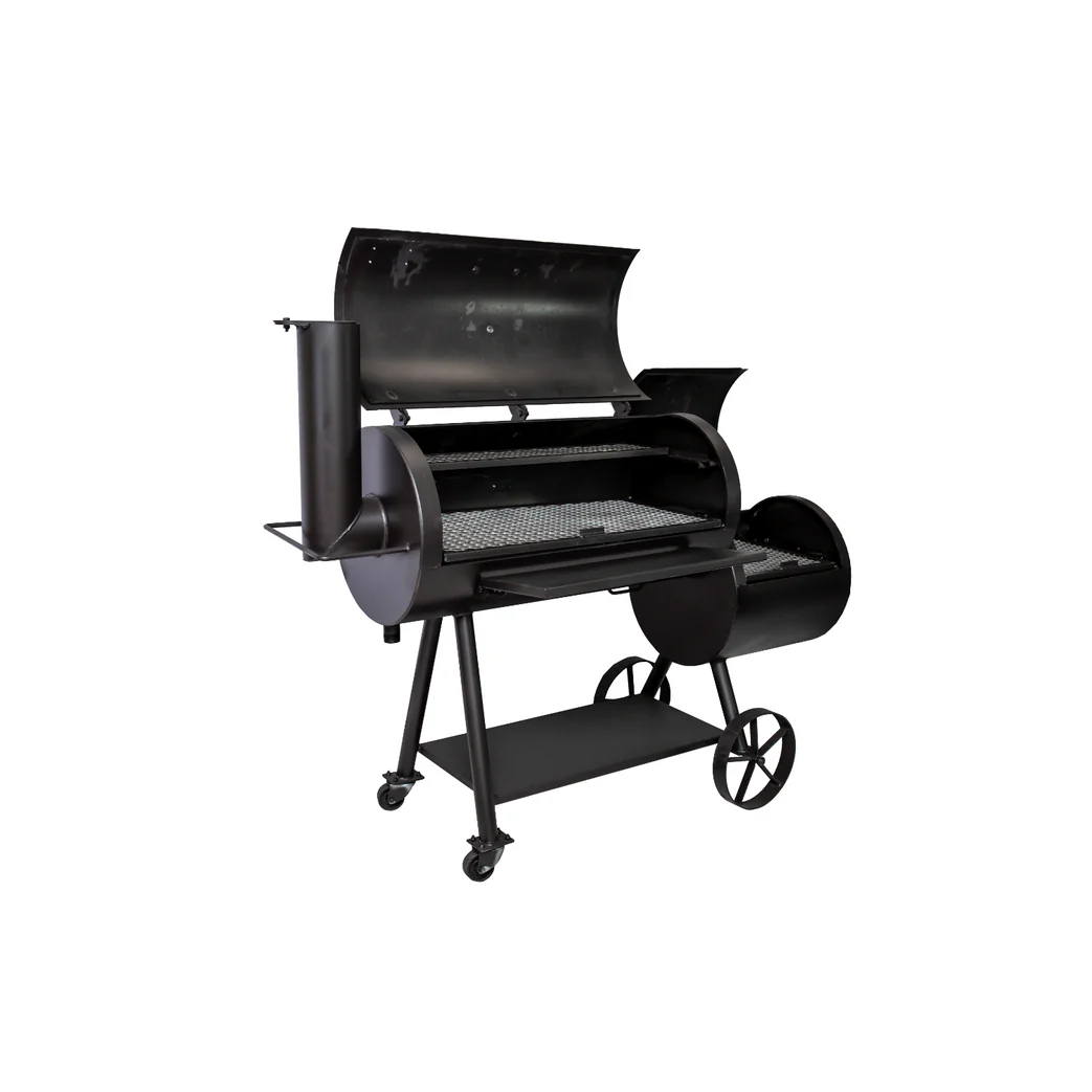 Old Country Brazos 20x60 Standard Offset Smoker - Heavy-Duty BBQ Pit for Outdoor Cooking, Backyard Grilling & Tailgating Parties