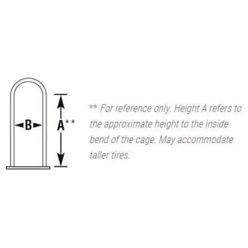 Ken Tool T104 Heavy Duty 3 Bar Tire Inflation Cage for OTR Tires - Safety Equipment for Large Off-The-Road Vehicle Tire Maintenance & Repair