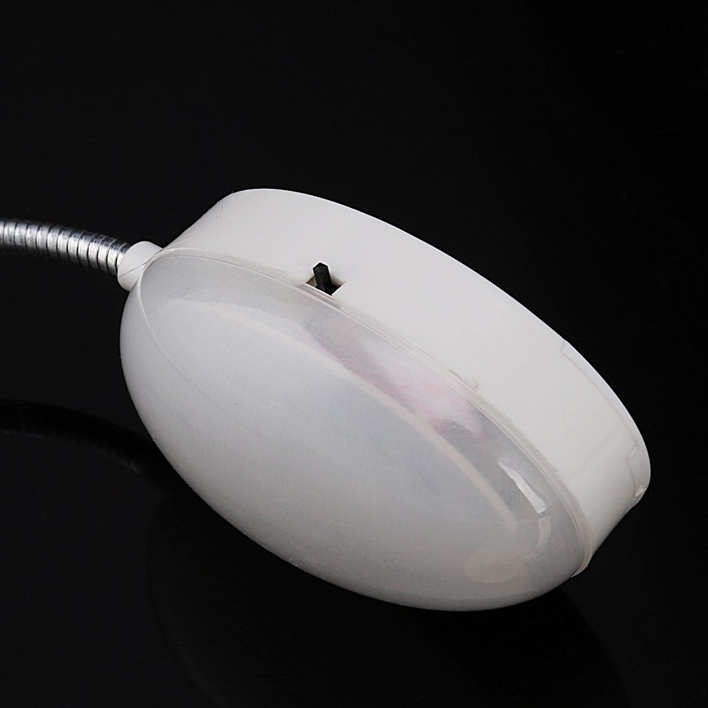 Flexible LED Clip-On Desk Lamp - Adjustable Brightness Reading Light for Study, Bedroom, Office & Laptop Workspace - White Task Lighting for Books, Computers & Nighttime Use