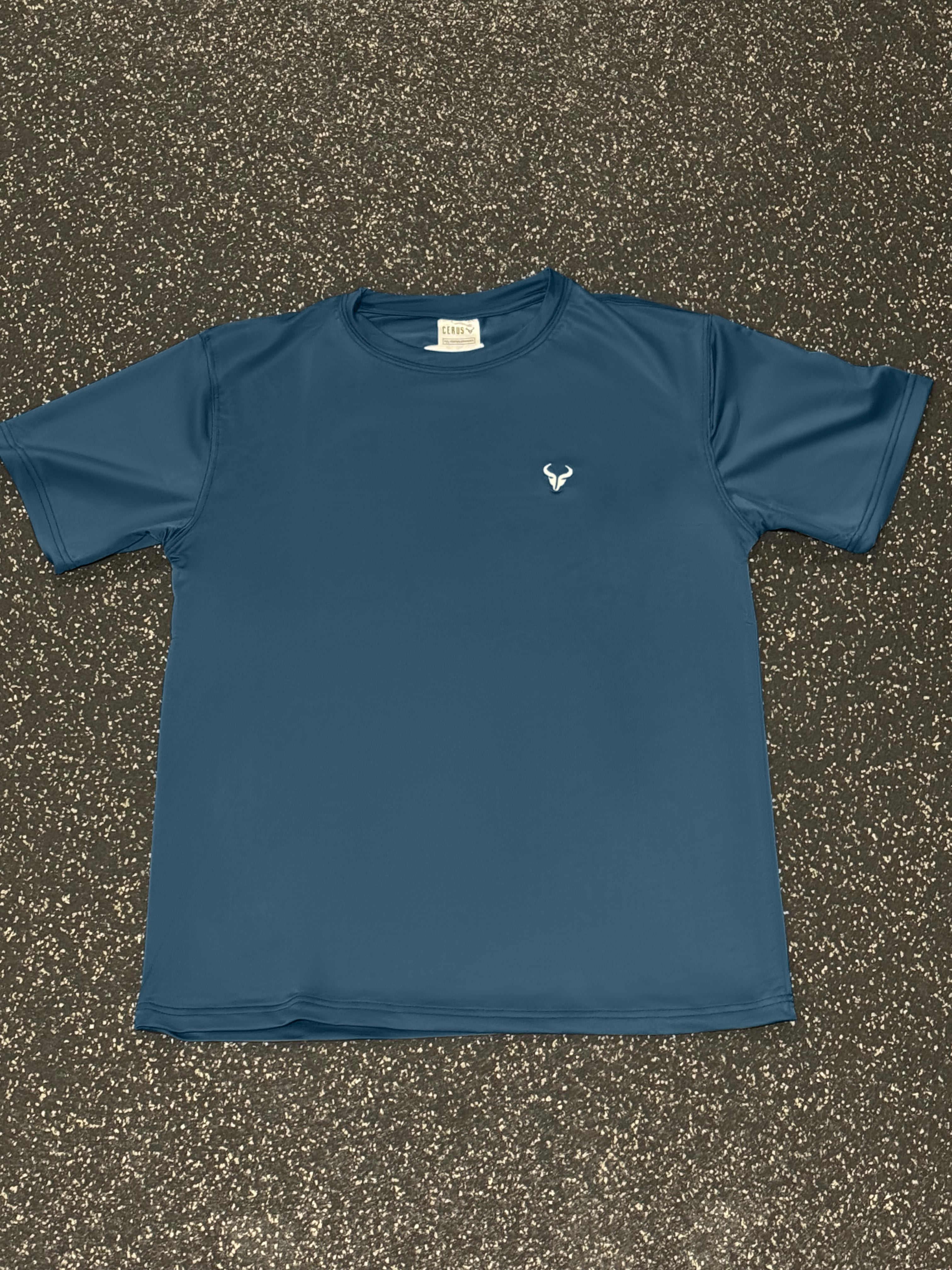 Cerus Petrol Green Proctor Men's T-Shirt - Comfortable Cotton Crewneck Tee for Casual Wear & Everyday Outfits