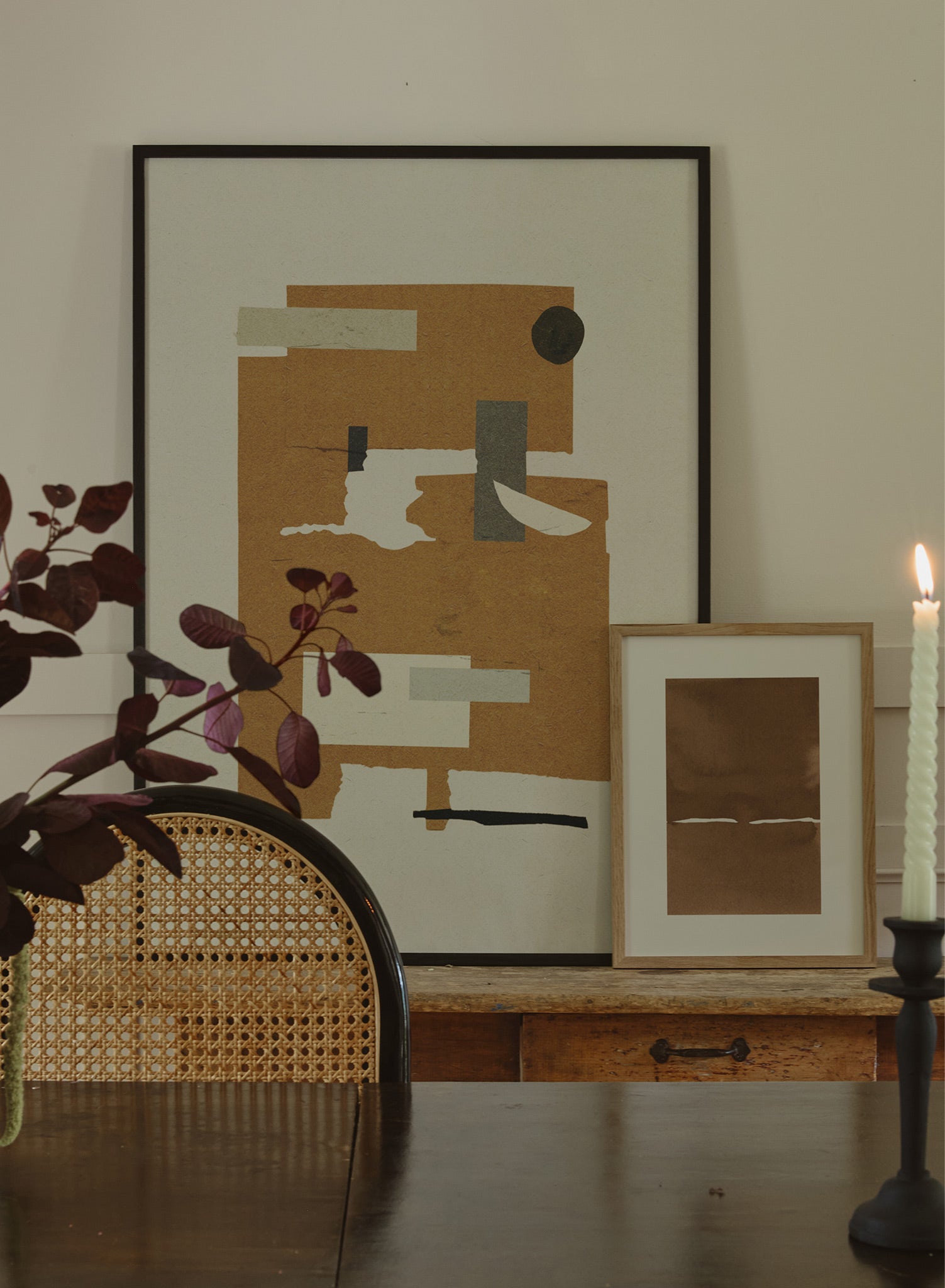 Organic Forms Set - Natural Home Decor & Sculptural Art Pieces for Modern Living Rooms, Offices & Meditation Spaces