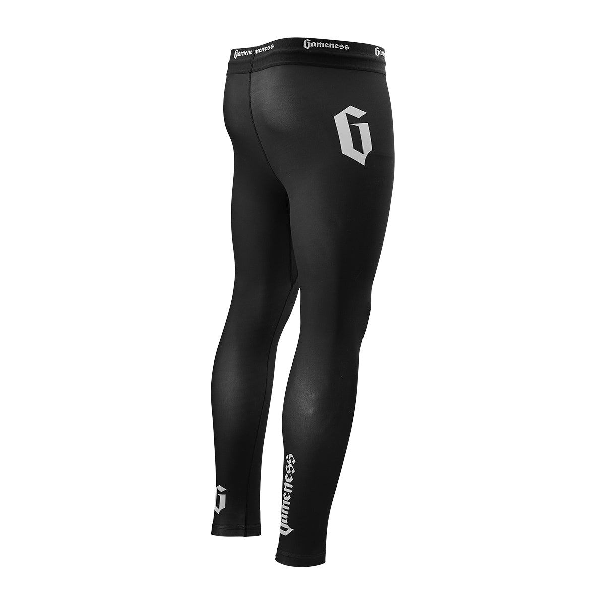 Gameness Men's Grappling Spats - Lightweight Compression Pants for BJJ, MMA & Wrestling - Perfect for Training, Competition & Gym Workouts