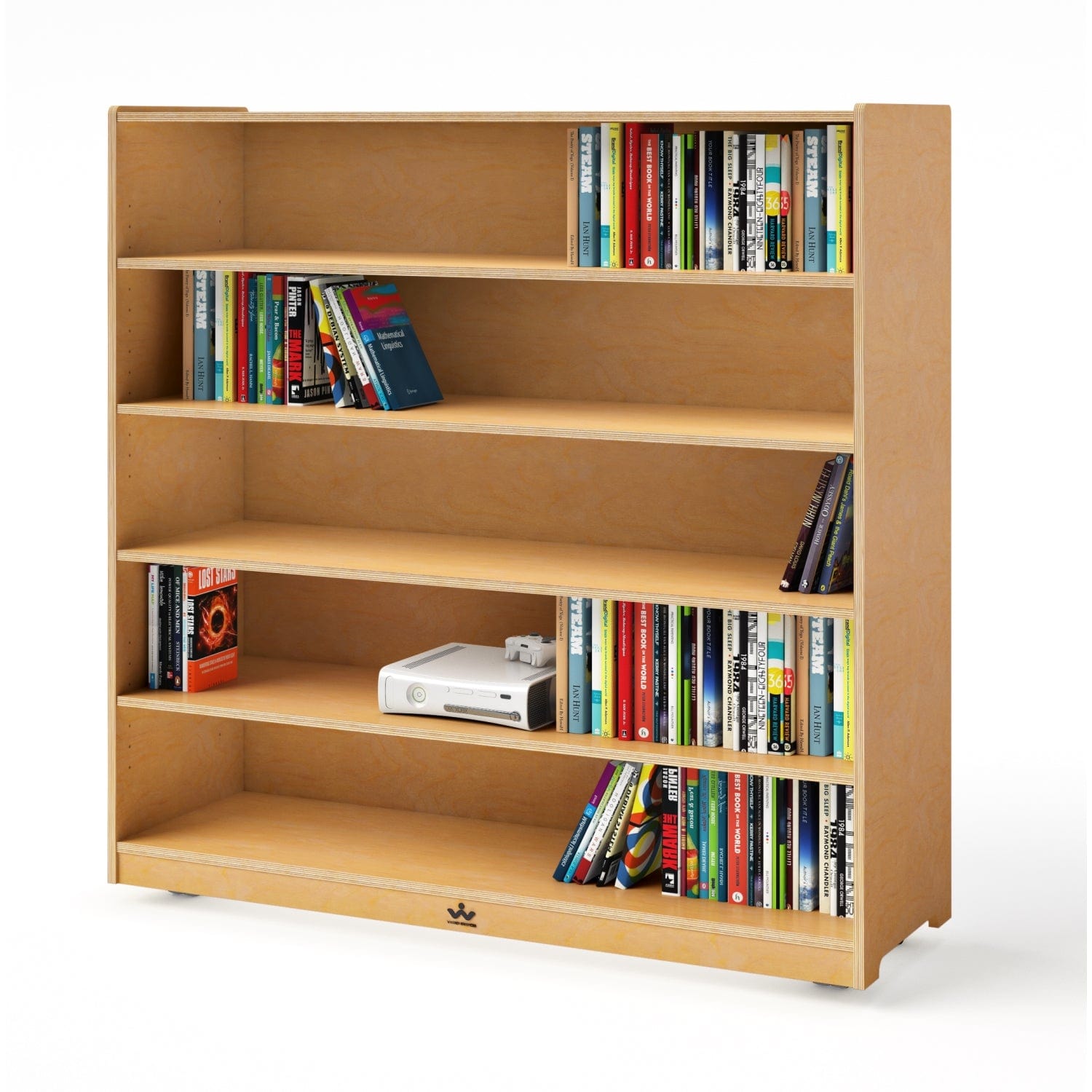48H Mobile Shelf Cabinet - Adjustable Rolling Storage Organizer for Kitchen, Office, or Garage - Perfect for Organizing Supplies, Tools, and Household Items