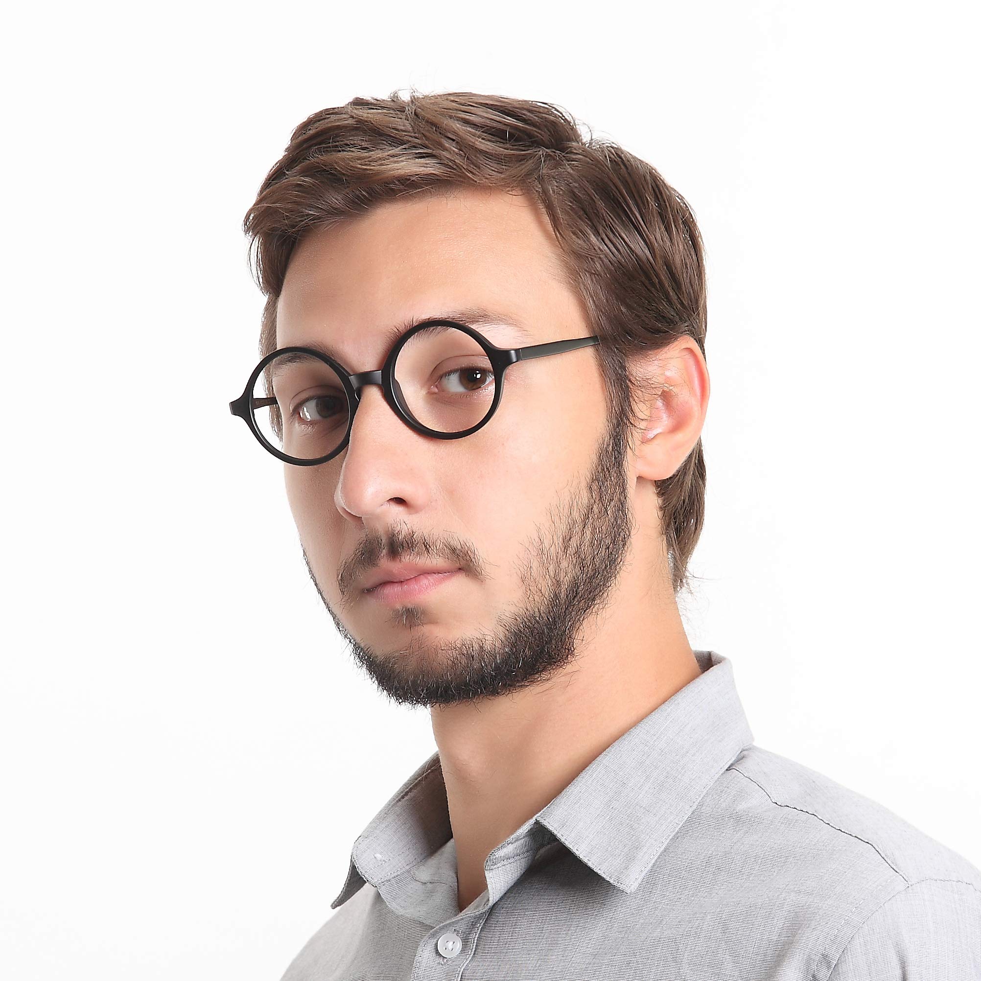 Blue Light Blocking Glasses for Women & Men - Anti Eyestrain Computer Reading Glasses with +3.75 Magnification - Gaming & TV Glasses, Anti Glare (Black) - Perfect for Office Work, Online Classes & Nighttime Screen Use