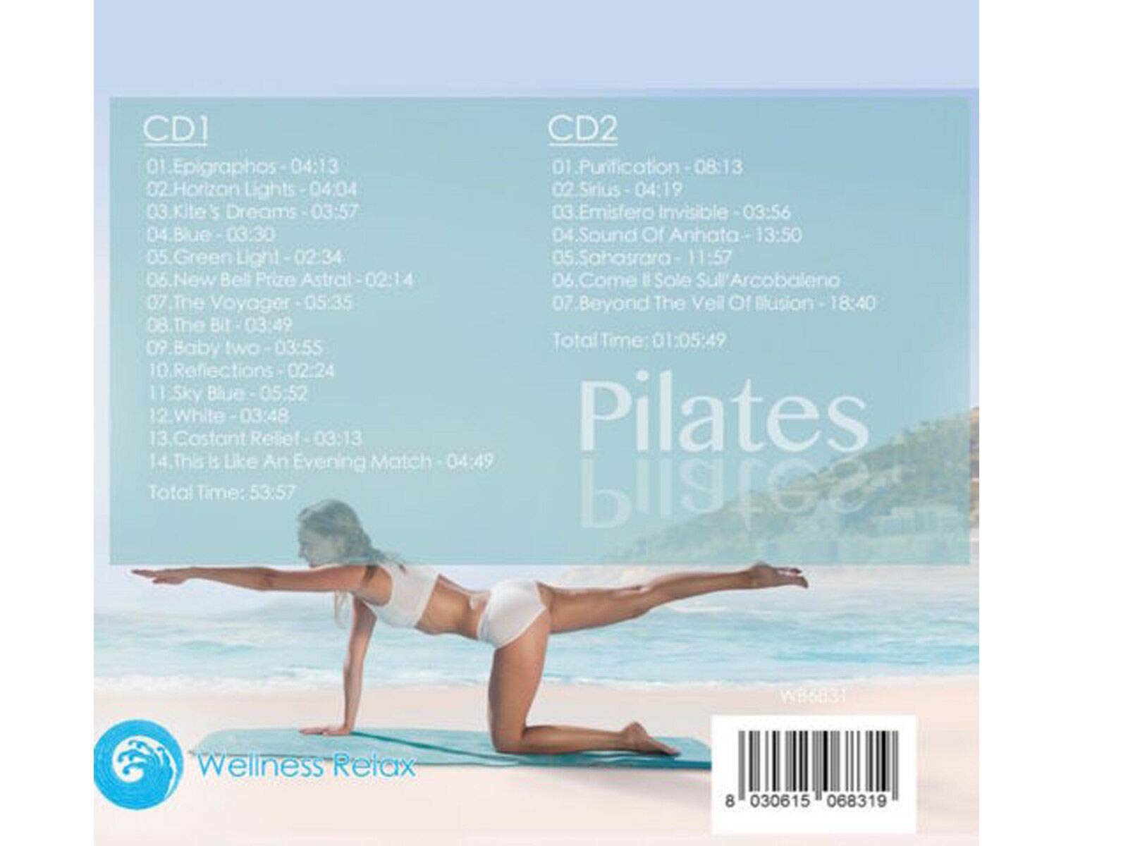 Pilates Exercise Music 2 - Double CD for Wellness & Relaxation | Perfect for Home Workouts, Yoga Sessions & Stress Relief