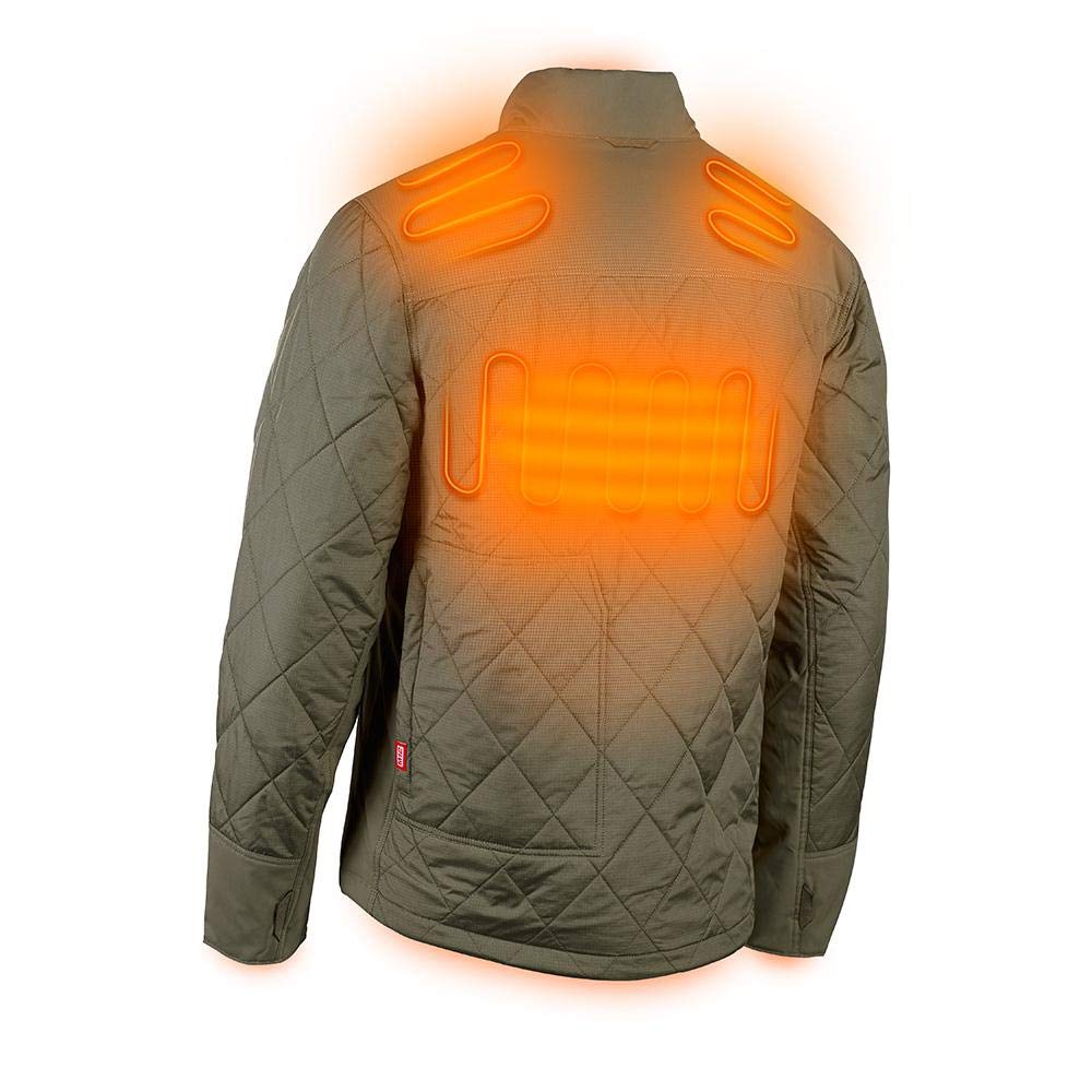 Milwaukee M12 Heated Axis Jacket Kit - Battery-Powered Heated Jacket for Men & Women - Stay Warm in Cold Weather for Outdoor Work, Hunting & Winter Sports