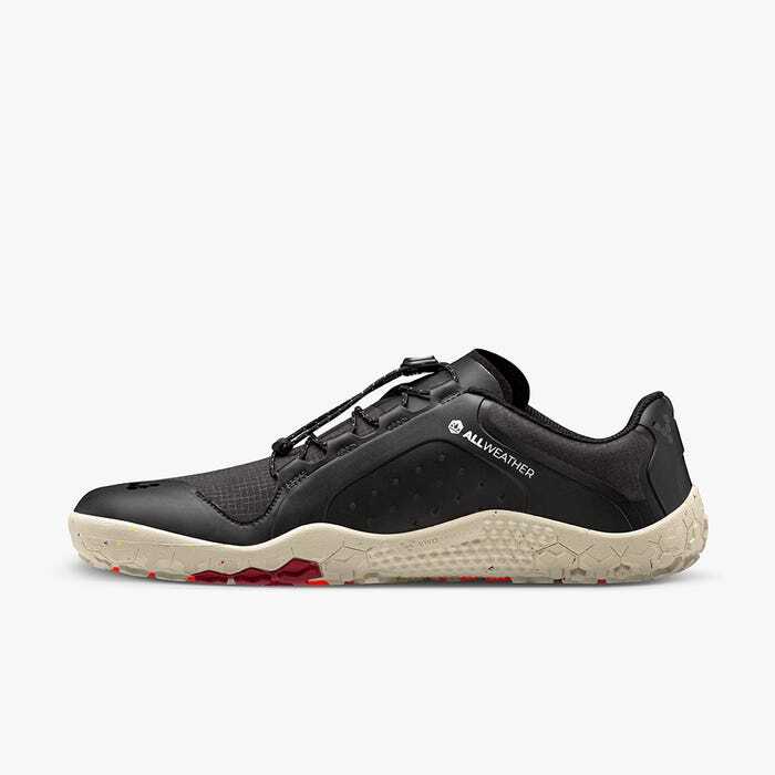 Vivobarefoot Men's Primus Trail II All Weather FG Trail Running Shoes - Obsidian Color | Barefoot Design for Hiking, Trail Running & Outdoor Adventures