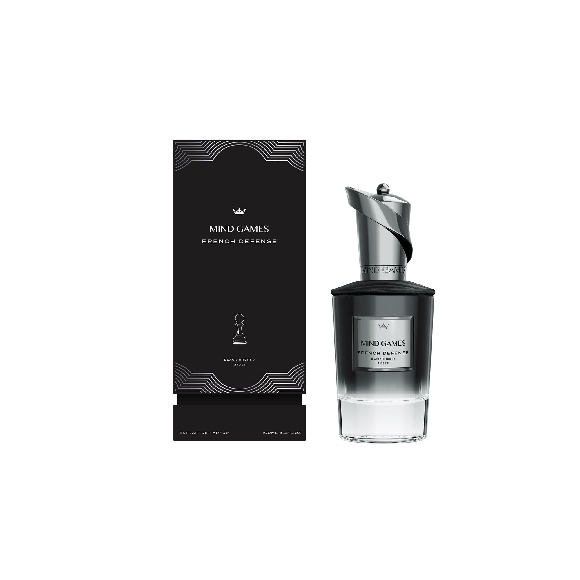 Luxury French Defense Perfume for Women & Men - Cherry, Chamomile, Amber & Cedarwood Extrait de Parfum - Fruity Velvety Scent - 100mL/3.4oz - Perfect for Date Night, Office & Special Occasions