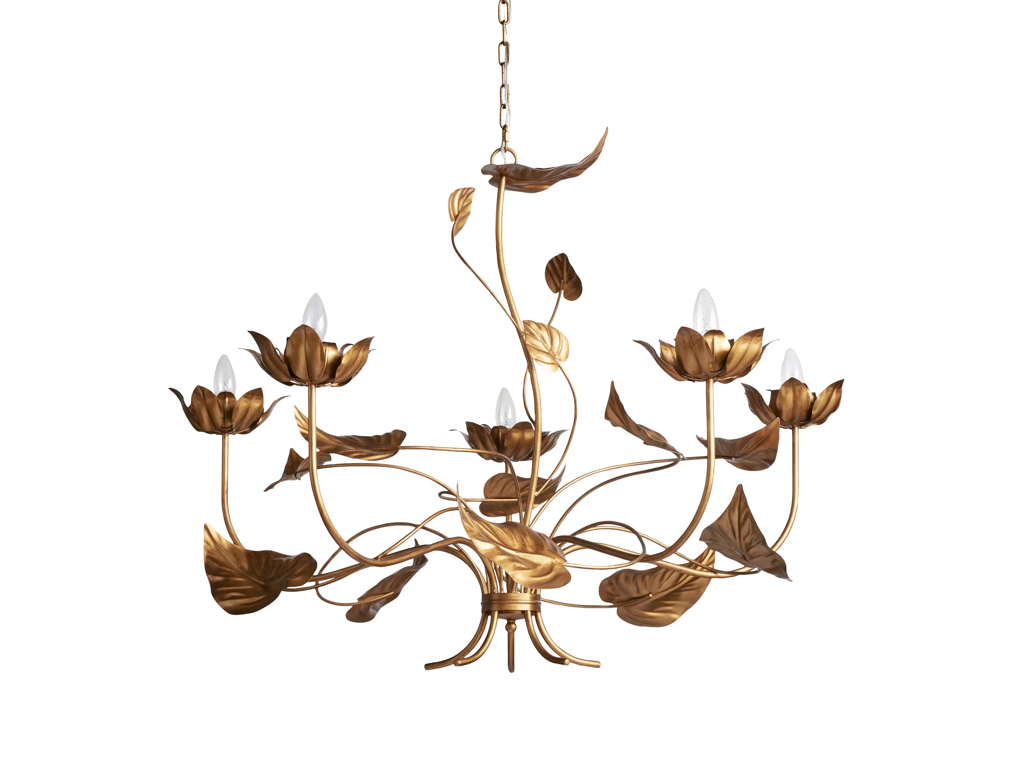 Elegant Ninfea Crystal Chandelier - Modern Ceiling Light Fixture for Dining Room, Living Room & Bedroom | Perfect for Home Decor, Wedding & Luxury Interior Lighting