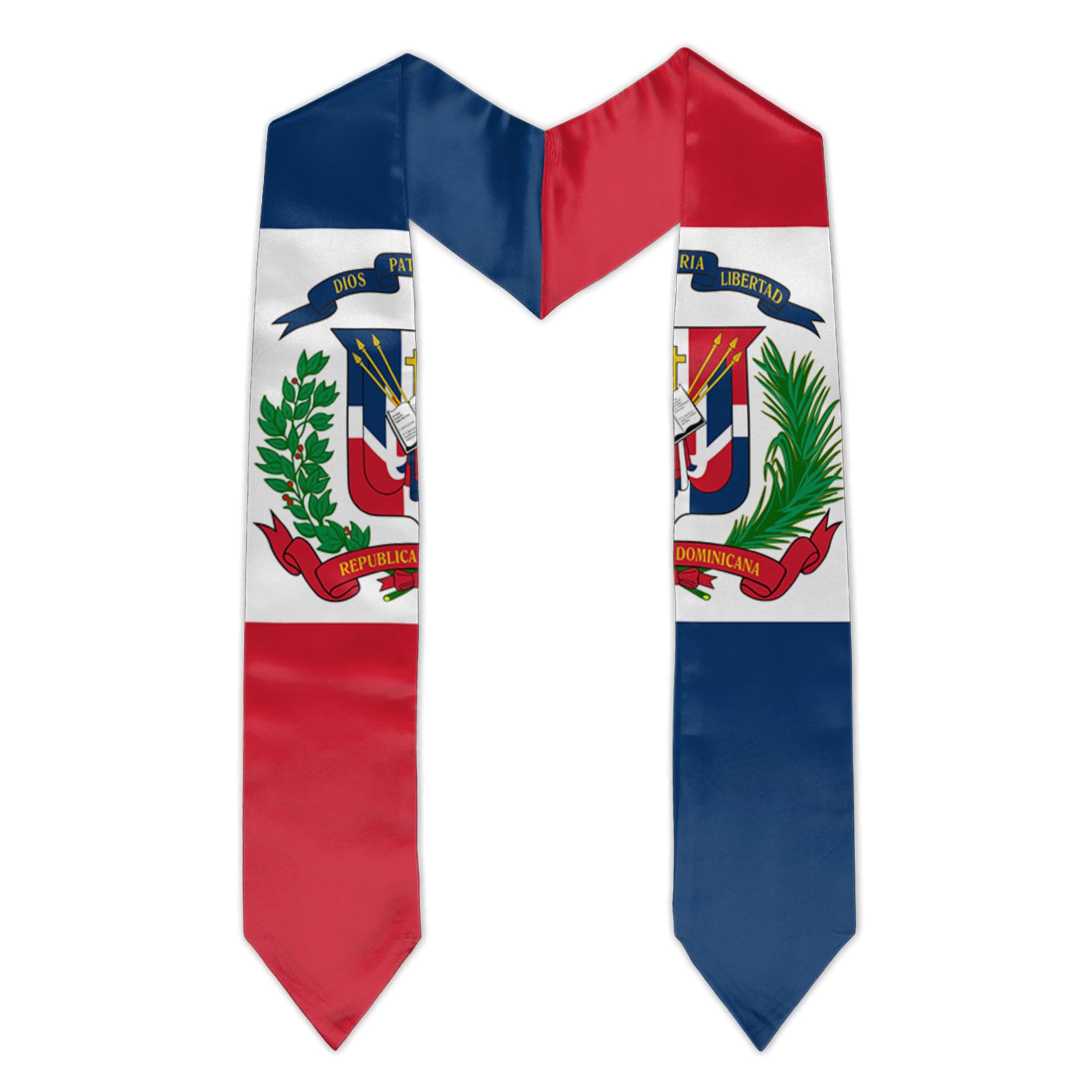 Civilos Unisex Graduation Stole - Honor Sash with Flag Design for Graduation Students | Perfect for Commencement Ceremonies, Academic Achievements & School Pride