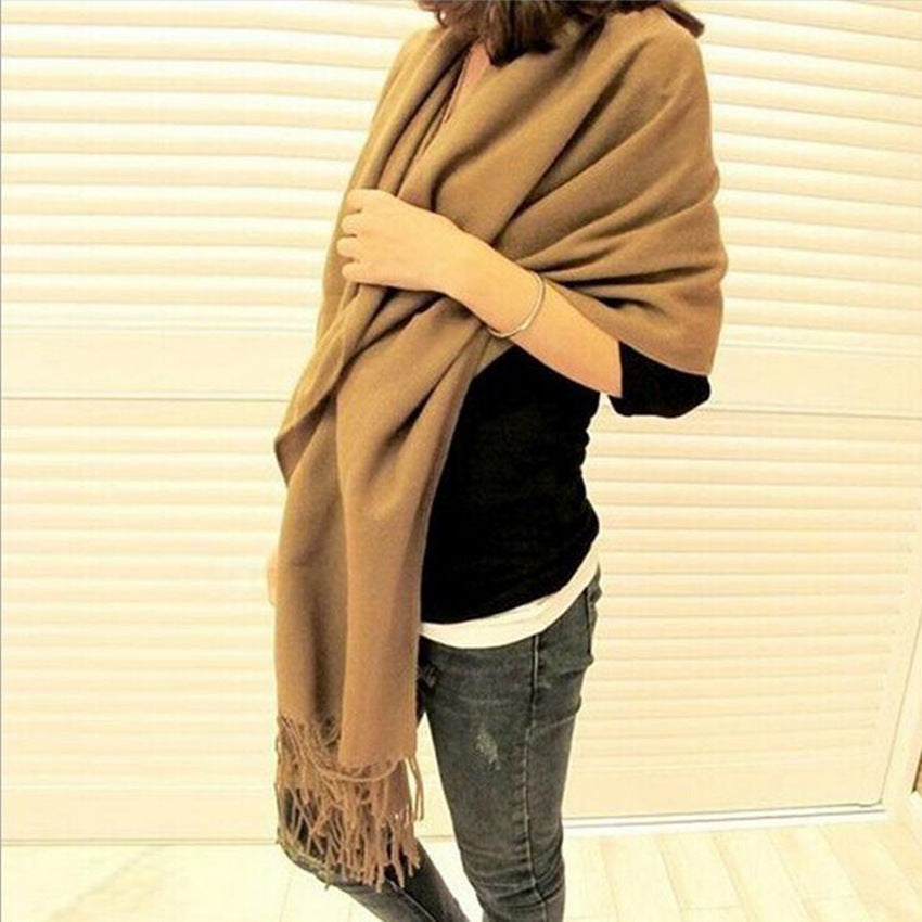 Luxury Cashmere Scarf for Women - Soft Winter Wrap Shawl - Perfect for Cold Weather, Office & Evening Outfits